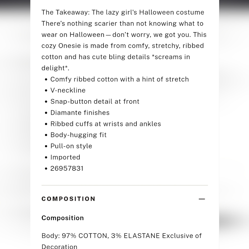 Rhinestone Studded Bling Waffle Weave Romper Pajamas Long Sleeve Thermal XS S - Picture 16 of 16
